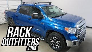 Easy ordering:
https://www.rackoutfitters.com/toyota-tundra-crewmax-yakima-baseline-corebar-base-roof-rack-07/
this complete multi-purpose base roof rack is ...