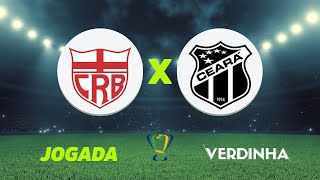 CRB X CEARÁ, AO VIVO, COPA DO BRASIL | 02/05/2024