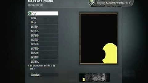 Black Ops playercard/pac man