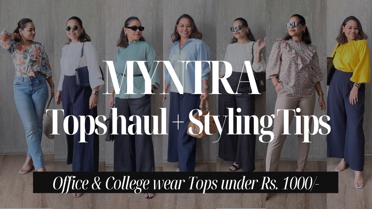 Huge Myntra Tops for Office & College Haul! Plus styling tips to