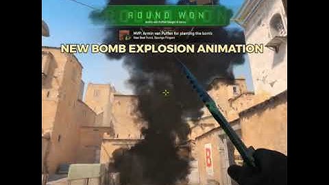 New Bomb Explosion In CS2 🧠 #shorts #cs2