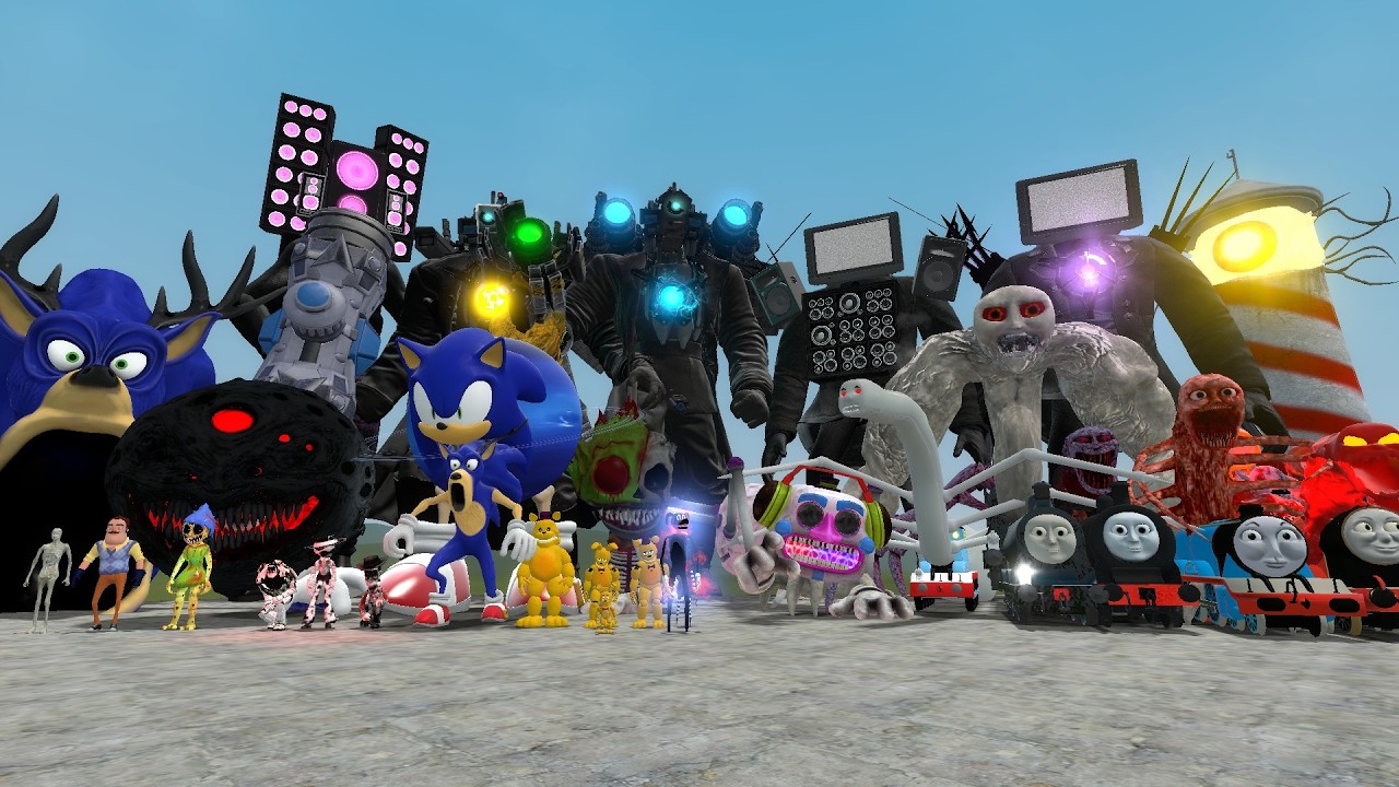 ALL CAMERAMAN VS ALL MONSTERS In Garry's Mod!