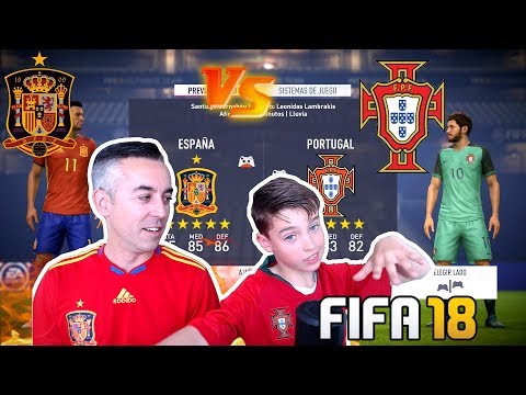 DUELO ESPAÑA VS PORTUGAL FIFA 18