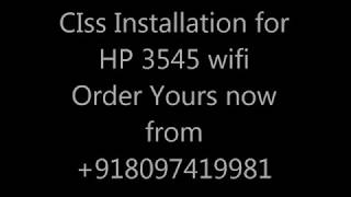Ciss for Hp 3545