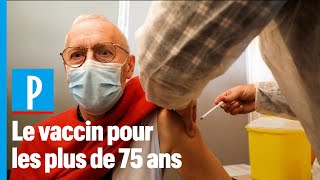 Vaccination contre le Covid-19 : premières injections pour les plus de 75 ans