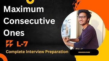 L-7 Longest Consecutive 1