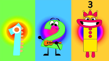 My Endless Numbers Band (1-50) Vs Uncannystart Vs UncannyBlocks Band Giga [ VOLUME WARNING ] Remix