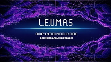 Beginner Arduino Project - Macro Keyboard with Rotary Encoder & SSD1306