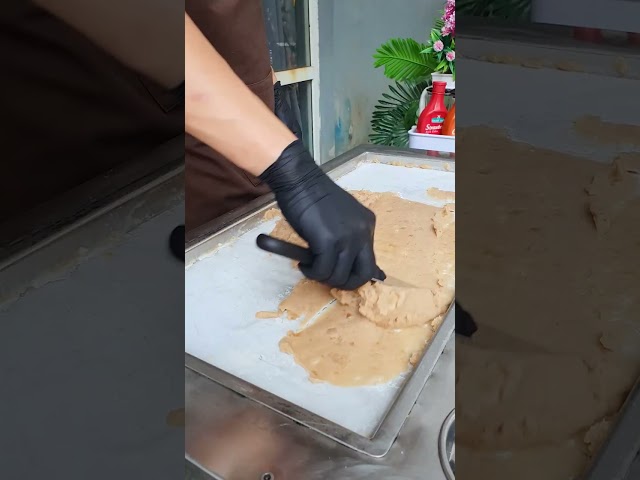 Refreshing Soda Ice Cream Making 🍨💙 #streetfood #asmr #shorts