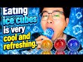 ASMR MUKBANG ICE EATING SOUNDS 🫅🫅🫅