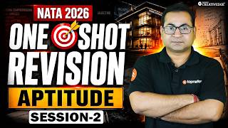 NATA 2026 One Shot Revision 🔥 | Aptitude Marathon | Session-2 | Creative Edge