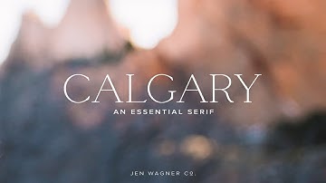 UPDATE: Calgary | An Essential Serif Font Free Download