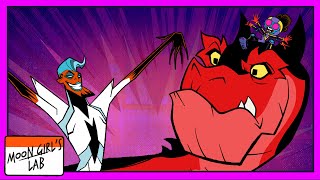 Moon Girls Lab Shorts Save The Moon Marvels Moon Girl And Devil Dinosaur