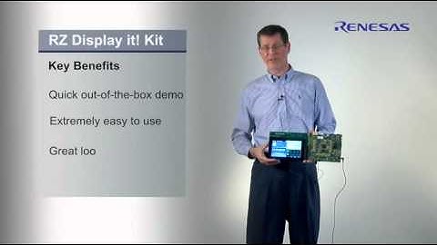 瑞薩RZ HMI套件簡介  Introduction to the RZ Display it! Kit