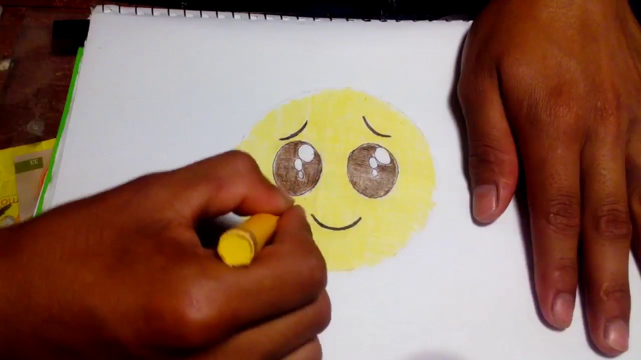 Cómo Dibujar Un Emoji Kawaii Tutorial Explicado How To Draw A Kawaii