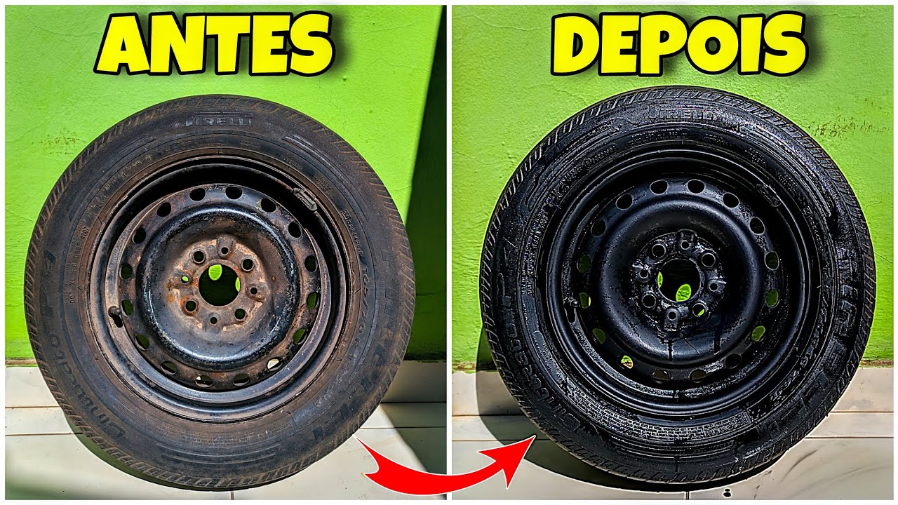 COMO FAZER O MELHOR PRETINHO PARA PNEUS EM CASA?! - YouTube