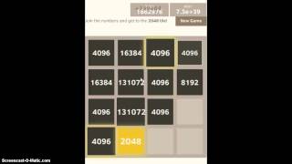 2048 Game :World Record Score (official) And A Glitch