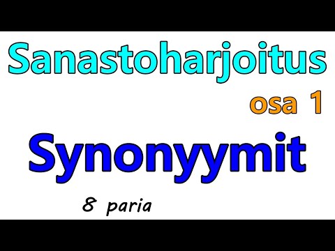 Video: Mikä on Acknowledge synonyymi?