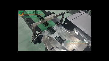 Multi use flow pack machine | Plastic accessories flow pack machine | Servo control | Multi use belt