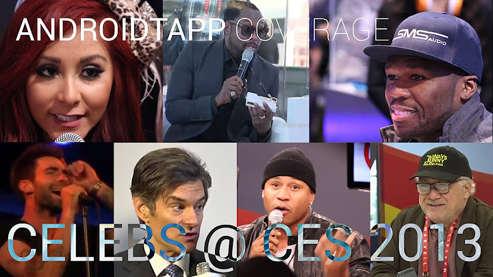 Celebrities Meet Tech at CES 2013