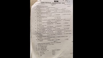 10th science 3rd revision question paper 2024