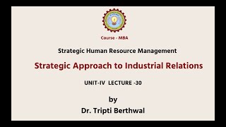 Strategic Human Resource Management | AKTU Digital Education