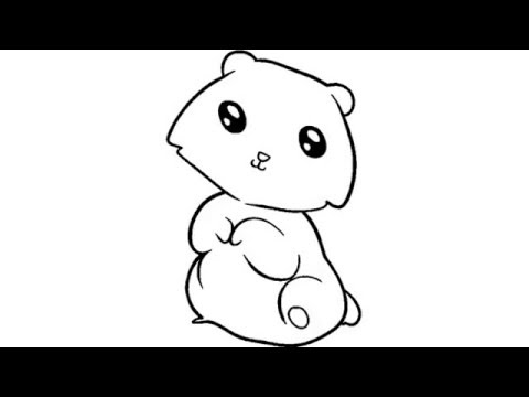 How to draw a bear - YouTube