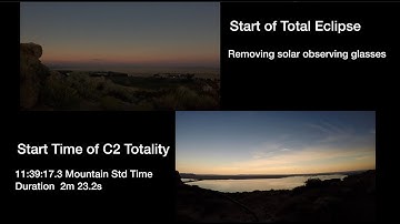 2017 Solar Eclipse - Experiment to video the Moon