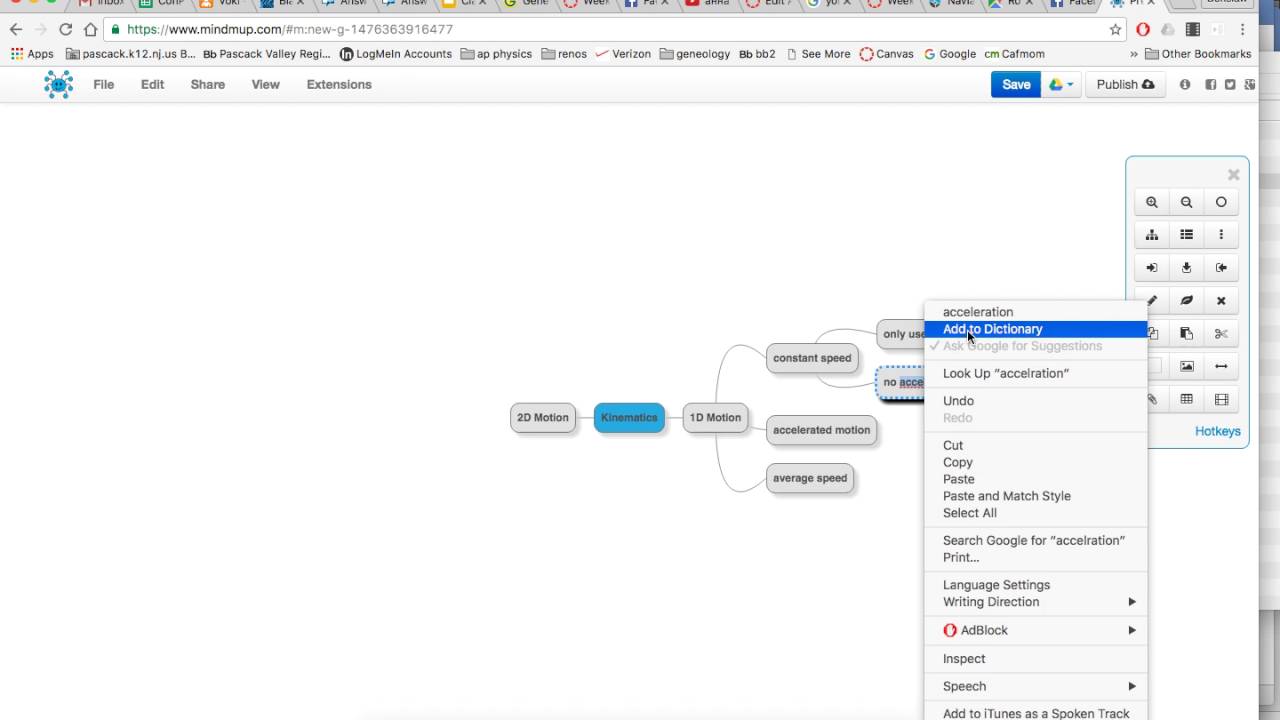 How to use Chrome's Mindmup ap - YouTube