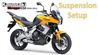 INTRO 2 Clicks Out: Kawasaki Versys 650 Suspension Setup