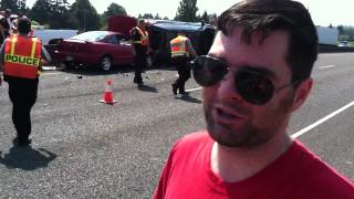 Four vehicle pileup on Beltline