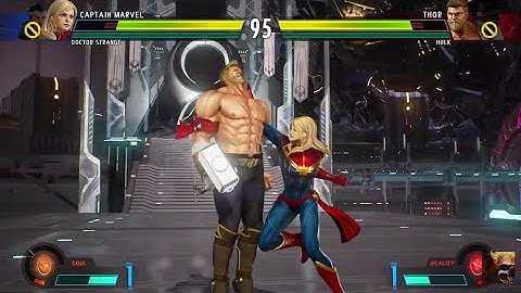 Captain Marvel vs Avengers - Arcade Mode PS4 PRO - Marvel vs Capcom Infinite - HD