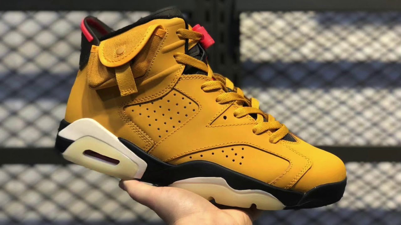 travis scott aj6 yellow