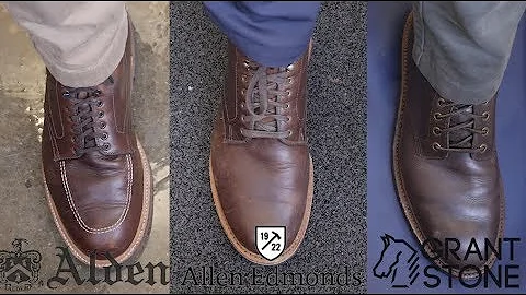 Alden vs Allen Edmonds vs Grant Stone: The 3-Boot ...