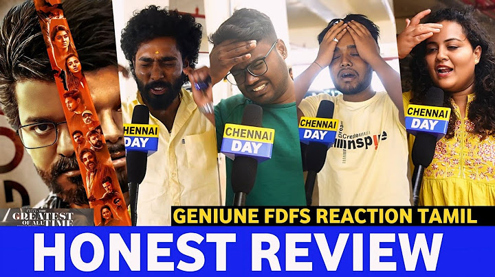 என்னடா இது..? 😤Goat Honest Review Fdfs Tamil | Goat Review | Goat Movie Review | Goat Public Review