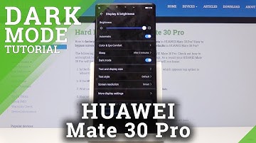 Dark Mode HUAWEI Mate 30 Pro