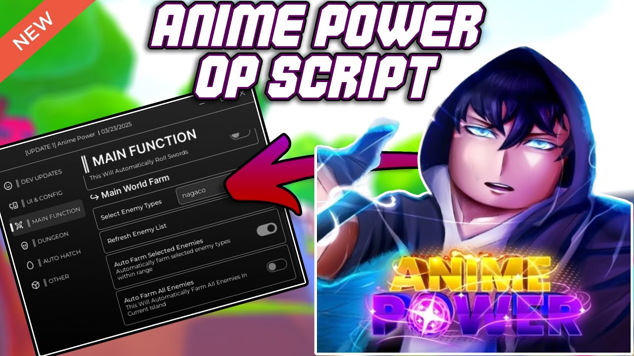 [UPDATE 1] Anime Power OP Script (2025) PASTEBIN - Auto Farm | Kill ...