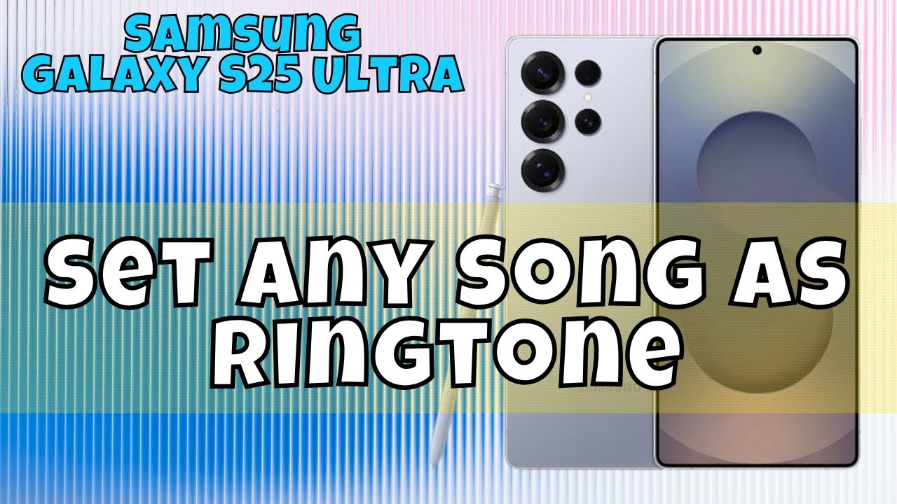 How To Set Any Song As Ringtone In Samsung Galaxy S25 Ultra #tutorial ...