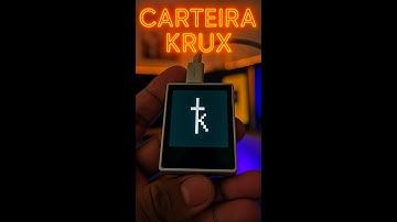 ⚡ Carteira krux - Como assinar transação