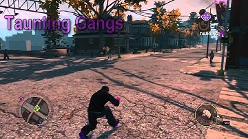 Saints Row:The third:Easy way hostage taker and taunt gangs
