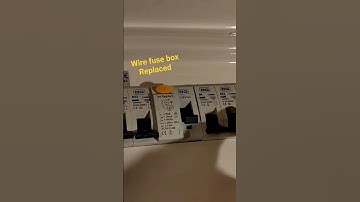 wire fuse box replaced with MCB #how #electricalswitch #electrical#original
