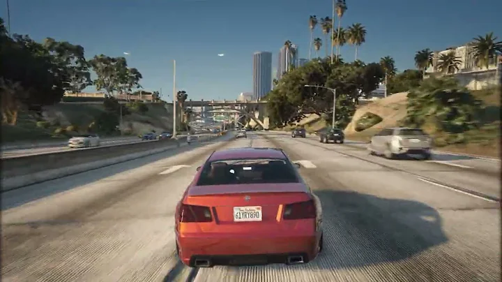 GTA V gameplay Natural Vision Evolved. Ultra settings GTA 6 mod 1GB GPU