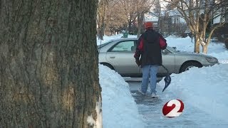Kettering ordinance states you must shovel your sidewalk