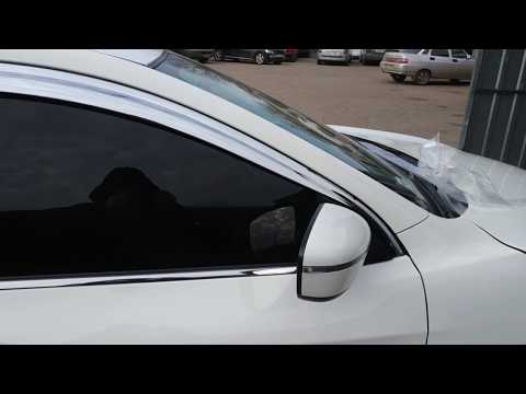 Хромированные ветровики на Nissan Qashqai 2014- (Autoclover/Корея) VID 20200222 102946