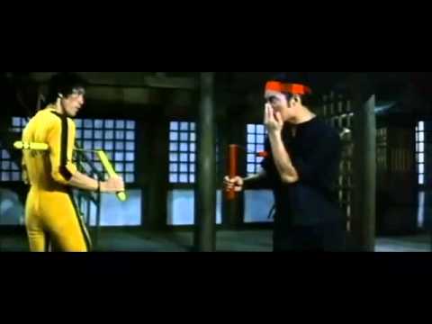 Bruce Lee vs Dan Inosanto - Nunchaku scene in Game of Death