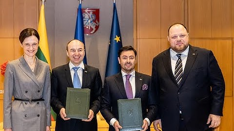 Lietuvos ir Ukrainos parlamentų administracijų vadovai sutarė dėl bendradarbiavimo (anglų k.)