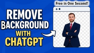 Remove Image Background with ChatGPT 5 in 30 Seconds | No Photoshop Needed