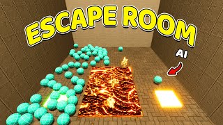 AI Learns to Escape Room