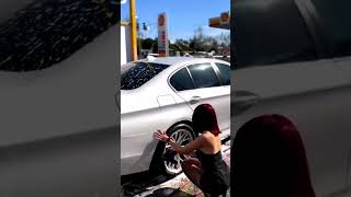 Araba yıkayan kız 🔥#car #girl #cargirl #araba #arabavideoları #shortvideo