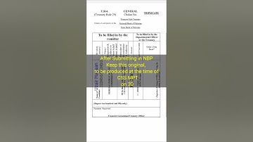 How to Fill CSS MPT Screening Test Challan Form? Instructions about CSS MPT SCREENING TEST DAY